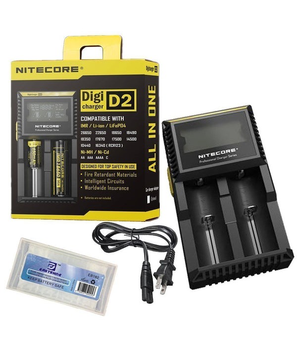 Nitecore New i2 Intellicharger Charger EU-US TC MOD Battery