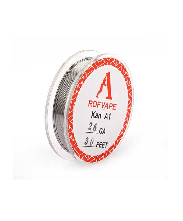Rofvape Kanthal A1 Wire 24-26-28GA(0.5mm-0.4mm-0.32mm) Diameter (30 Feet)