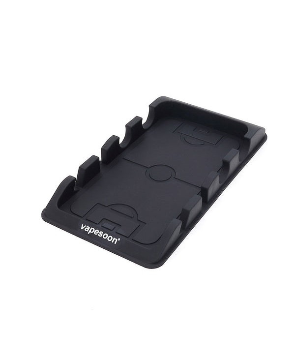 Vapesoon Car Center Console Silicone Mat for Ecig & Cell Phone Sub- Ohm Tank Atomizer