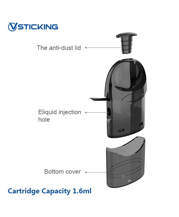 Vsticking VK280 Replacement Cartridge 2pcs/pack