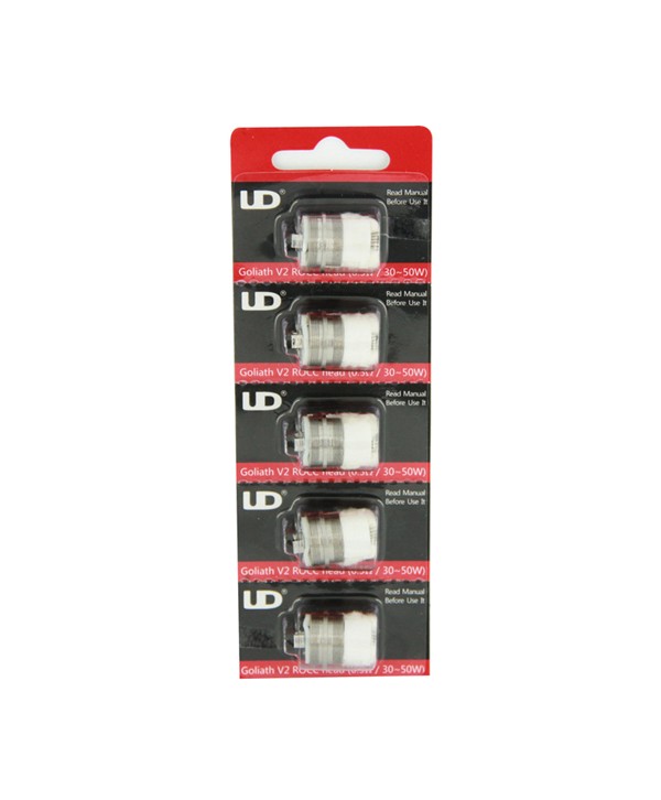 5PCS-PACK UD Goliath V2 0.5 Ohm-0.2 Ohm-0.15 Ohm Coils