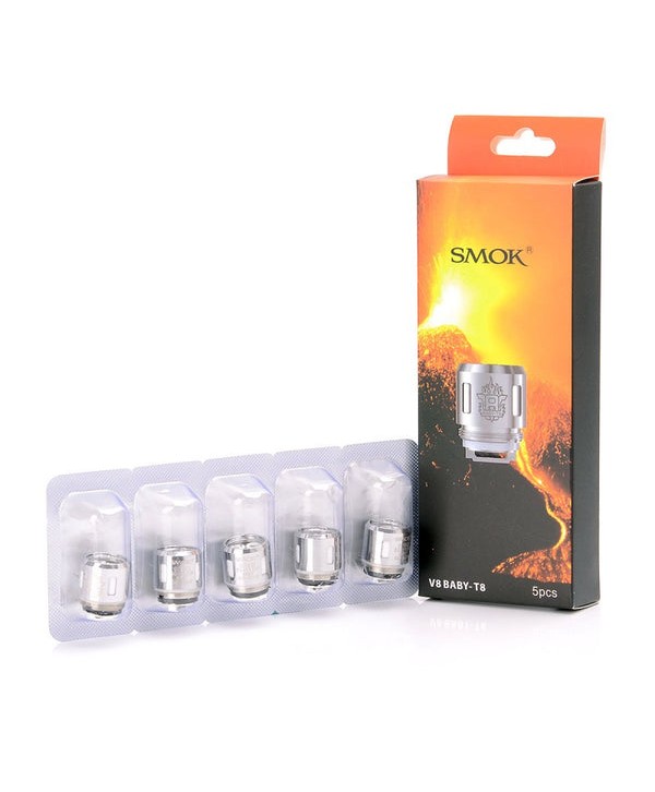 5PCS-PACK SMOK V8 Baby-T8 0.15 Ohm Coil Head